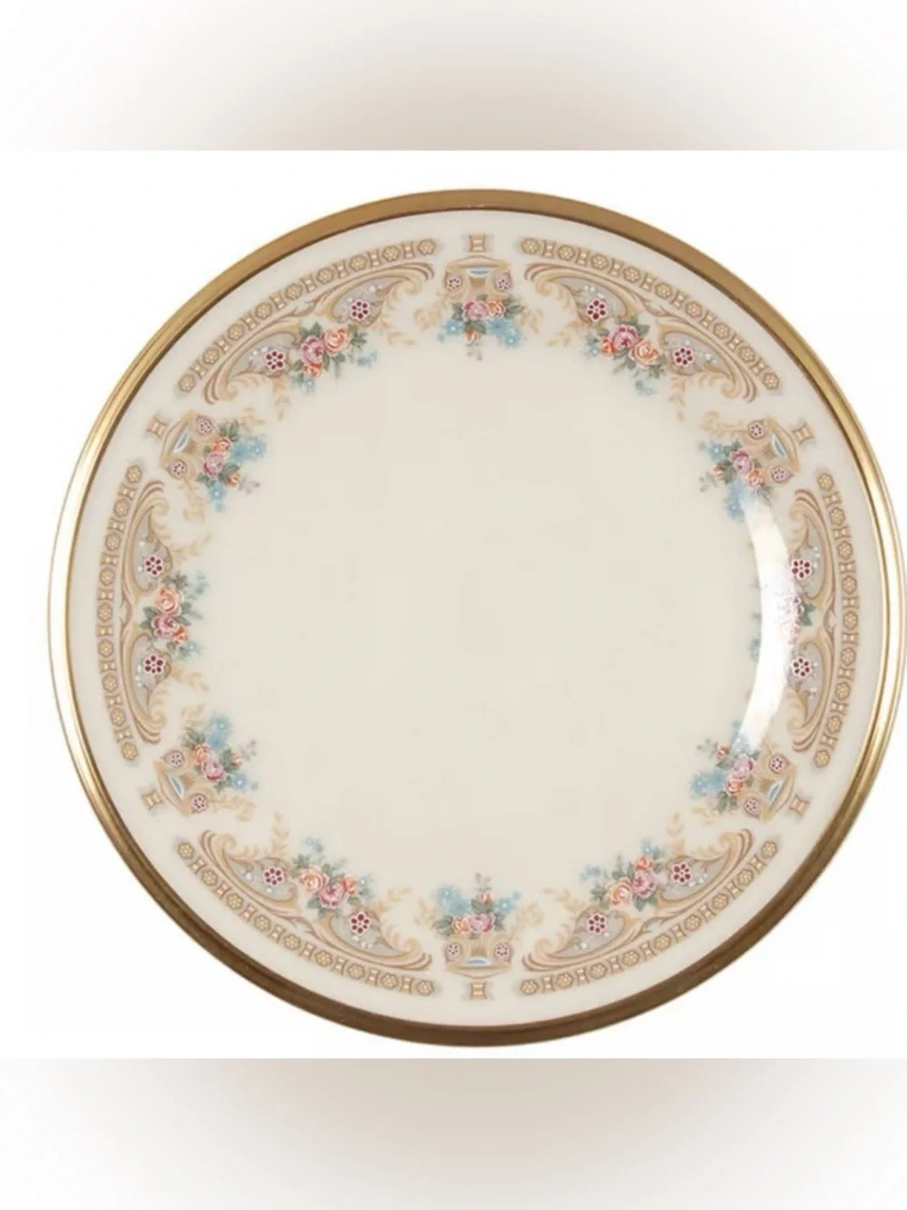 LENOX PORCELAIN VERSAILLES BREAD AND BUTTER PLATES SET OF 6